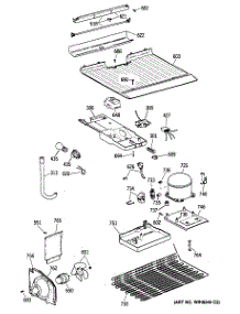 03 - Section3 parts for Ge Refrigerator TBX16SIYBRWH from AppliancePartsPros.com