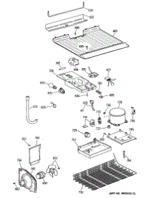 03 - Section3 parts for Ge Refrigerator TBX16SYSCRAD from AppliancePartsPros.com