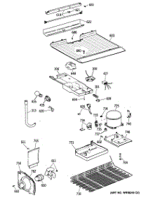 03 - Section3 parts for Ge Refrigerator TBX16SYYBRAD from AppliancePartsPros.com