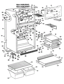 02 - Section2 parts for Ge Refrigerator TBX17KMGRWH from AppliancePartsPros.com