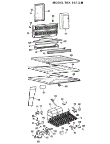 03 - Section3 parts for Ge Refrigerator TBX18AGCR from AppliancePartsPros.com