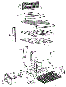 03 - Section3 parts for Ge Refrigerator TBX18ALRLAD from AppliancePartsPros.com