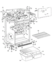 02 - Section2 parts for Ge Refrigerator TBX18ALTRAD from AppliancePartsPros.com
