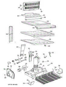 03 - Section3 parts for Ge Refrigerator TBX18APBRWH from AppliancePartsPros.com