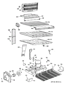 03 - Section3 parts for Ge Refrigerator TBX18APCRAD from AppliancePartsPros.com