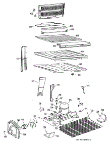 03 - Section3 parts for Ge Refrigerator TBX18BLGRWH from AppliancePartsPros.com