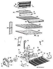 03 - Section3 parts for Ge Refrigerator TBX18BLMRWH from AppliancePartsPros.com