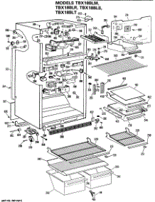 02 - Section2 parts for Ge Refrigerator TBX18BLSRWH from AppliancePartsPros.com