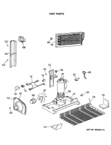06 - Unit Parts parts for Ge Refrigerator TBX18DISERWH from AppliancePartsPros.com