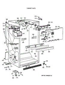03 - Cabinet Parts parts for Ge Refrigerator TBX18DIXCRAA from AppliancePartsPros.com