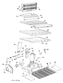 03 - Section3 parts for Ge Refrigerator TBX18DKER from AppliancePartsPros.com