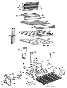 03 - Section3 parts for Ge Refrigerator TBX18DLMRHA from AppliancePartsPros.com