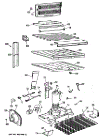 03 - Section3 parts for Ge Refrigerator TBX18DPBRHA from AppliancePartsPros.com