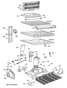 03 - Section3 parts for Ge Refrigerator TBX18DRBRWH from AppliancePartsPros.com