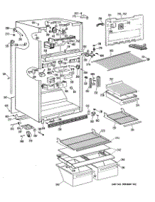 02 - Section2 parts for Ge Refrigerator TBX18DRNRWH from AppliancePartsPros.com