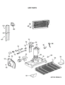 06 - Unit Parts parts for Ge Refrigerator TBX18JISERWH from AppliancePartsPros.com