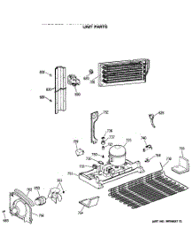 06 - Unit Parts parts for Ge Refrigerator TBX18JISGRWH from AppliancePartsPros.com