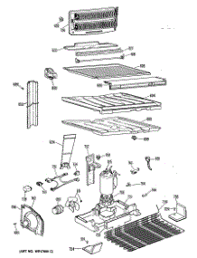 03 - Section3 parts for Ge Refrigerator TBX18JPJRAD from AppliancePartsPros.com