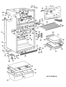 02 - Section2 parts for Ge Refrigerator TBX18JPNRAD from AppliancePartsPros.com