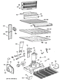 03 - Section3 parts for Ge Refrigerator TBX18JPWRAD from AppliancePartsPros.com