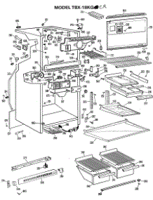 02 - Section2 parts for Ge Refrigerator TBX-18KGCR from AppliancePartsPros.com