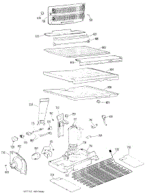 03 - Section3 parts for Ge Refrigerator TBX18KKER from AppliancePartsPros.com