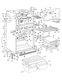 02 - Section2 parts for Ge Refrigerator TBX18KKJR from AppliancePartsPros.com