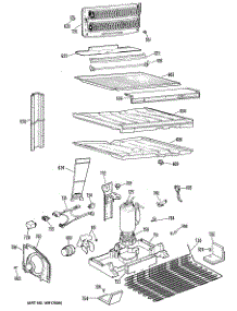 03 - Section3 parts for Ge Refrigerator TBX18KMBRWH from AppliancePartsPros.com