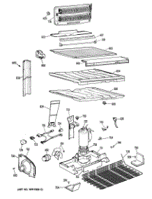 03 - Section3 parts for Ge Refrigerator TBX18KPBRWH from AppliancePartsPros.com