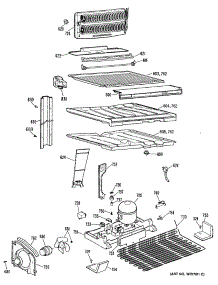 03 - Section3 parts for Ge Refrigerator TBX18KPKRAD from AppliancePartsPros.com