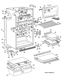 02 - Section2 parts for Ge Refrigerator TBX18KRBRWH from AppliancePartsPros.com