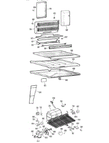 03 - Section3 parts for Ge Refrigerator TBX18LFBR from AppliancePartsPros.com