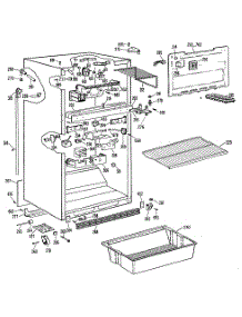 02 - Section2 parts for Ge Refrigerator TBX18LPNRWH from AppliancePartsPros.com