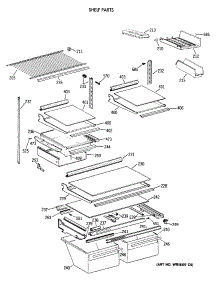 04 - Shelf Parts parts for Ge Refrigerator TBX18MAXERAA from AppliancePartsPros.com