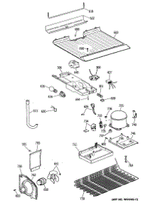 03 - Section3 parts for Ge Refrigerator TBX18NITDRWH from AppliancePartsPros.com