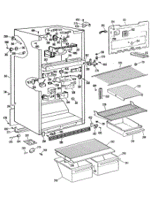 02 - Section2 parts for Ge Refrigerator TBX18PLBRWH from AppliancePartsPros.com