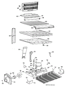 03 - Section3 parts for Ge Refrigerator TBX18PLJRAD from AppliancePartsPros.com