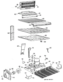 03 - Section3 parts for Ge Refrigerator TBX18PLRRAD from AppliancePartsPros.com