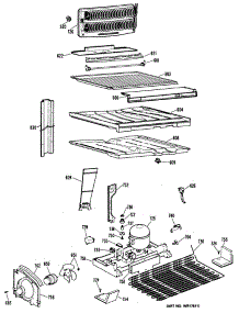03 - Section3 parts for Ge Refrigerator TBX18PNMRWH from AppliancePartsPros.com