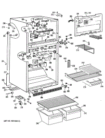 02 - Section2 parts for Ge Refrigerator TBX18PRARAD from AppliancePartsPros.com