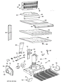 03 - Section3 parts for Ge Refrigerator TBX18PRBRWH from AppliancePartsPros.com