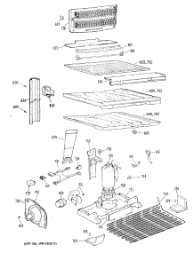 03 - Section3 parts for Ge Refrigerator TBX18PRJRWH from AppliancePartsPros.com