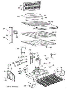 03 - Section3 parts for Ge Refrigerator TBX18QPARWH from AppliancePartsPros.com