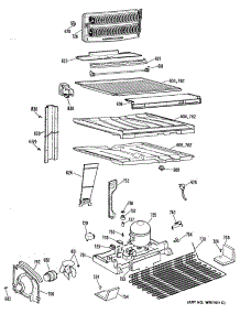 03 - Section3 parts for Ge Refrigerator TBX18QPNRAD from AppliancePartsPros.com