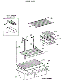 04 - Shelf Parts parts for Ge Refrigerator TBX18SASERHA from AppliancePartsPros.com