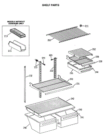 04 - Shelf Parts parts for Ge Refrigerator TBX18SISELWH from AppliancePartsPros.com