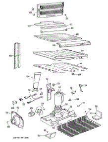 03 - Section3 parts for Ge Refrigerator TBX18SLBRWH from AppliancePartsPros.com