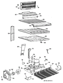 03 - Section3 parts for Ge Refrigerator TBX18SLTRWH from AppliancePartsPros.com