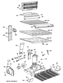 03 - Section3 parts for Ge Refrigerator TBX18SPJRAD from AppliancePartsPros.com