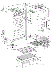 02 - Section2 parts for Ge Refrigerator TBX18SYYBRAD from AppliancePartsPros.com